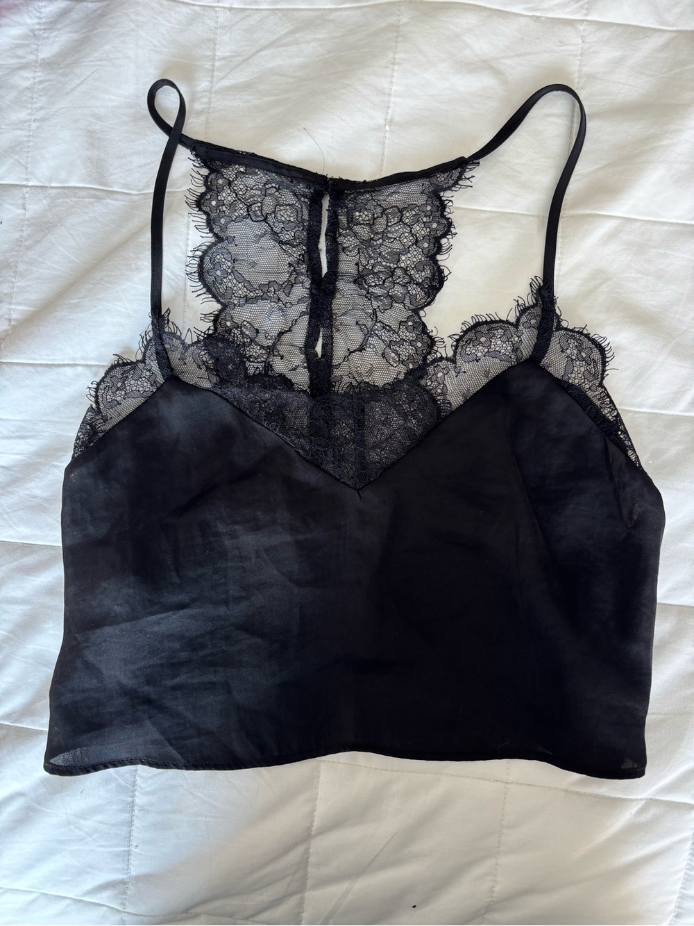 Free People Lace-Trim Cami Top